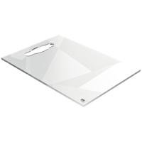 Notitiebord nobo transparant acryl handgreep a4