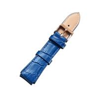 CAGARNY eenvoudige Fashion horloges Band gouden gesp lederen horlogebandje breedte: 18mm(Blue)