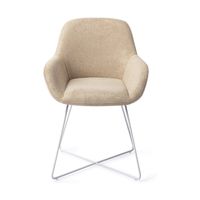 Jesper Home Kushi eetkamerstoel Desert Dunes cross white