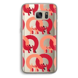 Dogs: Samsung Galaxy S7 Transparant Hoesje