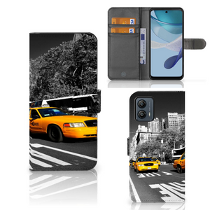 Motorola Moto G53 Flip Cover New York Taxi