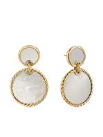 David Yurman boucles d'oreilles pendantes en or 18ct - thumbnail