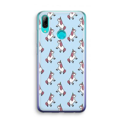 Eenhoorns overal: Huawei P Smart (2019) Transparant Hoesje