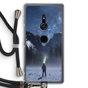 Wanderlust: Sony Xperia XZ2 Transparant Hoesje met koord