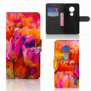 Hoesje Motorola Moto G7 Play Tulips