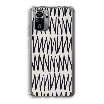 Marrakech Zigzag: Xiaomi Redmi Note 10S Transparant Hoesje