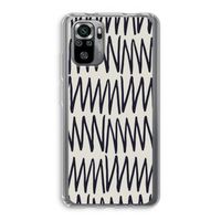 Marrakech Zigzag: Xiaomi Redmi Note 10S Transparant Hoesje