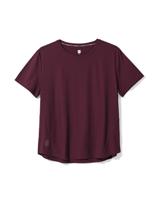 HEMA Damessportshirt bordeauxrood (bordeauxrood)