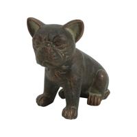 Hond zitten Pugsy Bruin S