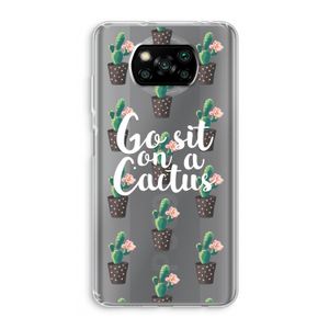 Cactus quote: Xiaomi Poco X3 NFC Transparant Hoesje