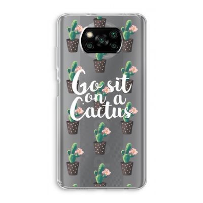 Cactus quote: Xiaomi Poco X3 NFC Transparant Hoesje