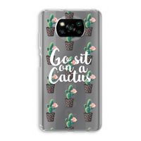 Cactus quote: Xiaomi Poco X3 NFC Transparant Hoesje