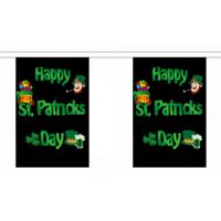 Polyester vlaggenlijn met St. Patricks day   -