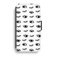 Eye pattern #2: iPhone XR Flip Hoesje