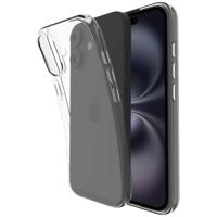Just in Case Zero Soft TPU Case voor Apple iPhone 16 Plus Telefoonhoesje Transparant