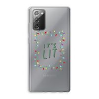 It's Lit: Samsung Galaxy Note 20 / Note 20 5G Transparant Hoesje