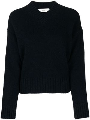 Pringle of Scotland pull en cachemire à col v - Bleu