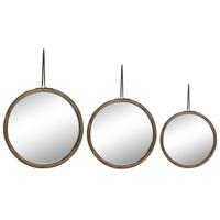 Wandspiegel Home ESPRIT Natuurlijk Tropisch (3 Onderdelen)