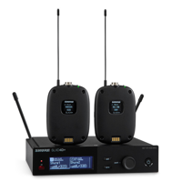 Shure SLXD14D+E Dubbele draadloze bodypack set