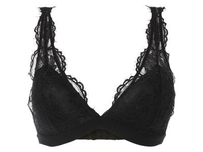 esmara Dames soft-bh met kant (S (36/38), Zwart)