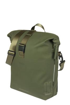 Basil Fietsschoudertas soho mik studs | groen 17l