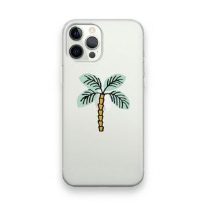 Palmboom: iPhone 12 Pro Transparant Hoesje
