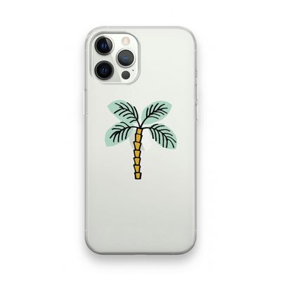 Palmboom: iPhone 12 Pro Transparant Hoesje