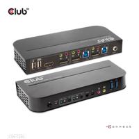 CLUB3D DisplayPort/HDMI KVM Switch For Dual DisplayPort 4K 60Hz - thumbnail