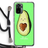 Avocuddle: Xiaomi Redmi Note 10 Pro Transparant Hoesje met koord