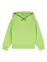 Khrisjoy Kids hoodie en coton à logo imprimé - Vert