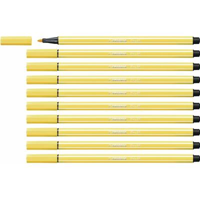 Markeerstiften Stabilo Pen 68 Geel (10 Onderdelen)
