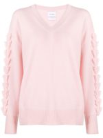 Barrie pull oversize à col v - Rose