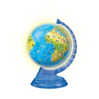 Ravensburger Xxl kinder globe night edition engelstalig 3d puzzel, 180st.