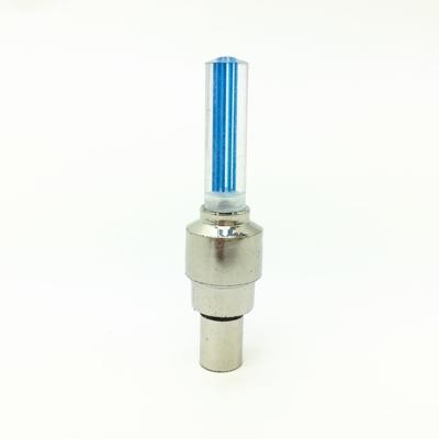 10 stuks LED fietsverlichting wielband Valve Caps fietsaccessoires fietsen lantaarn spaken lamp (blauw)