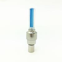 10 stuks LED fietsverlichting wielband Valve Caps fietsaccessoires fietsen lantaarn spaken lamp (blauw)
