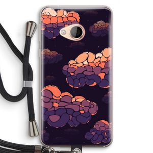 Patroon Wolken: HTC U Play Transparant Hoesje met koord