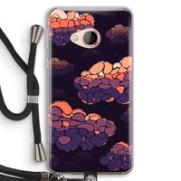 Patroon Wolken: HTC U Play Transparant Hoesje met koord
