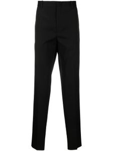 Jil Sander pantalon en laine à coupe droite - Noir