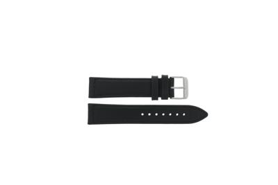 Horlogeband Hamilton H690684120 / Khaki Field / H684910 / H684911 Leder Zwart 20mm