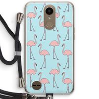 Anything Flamingoes: LG K10 (2017) Transparant Hoesje met koord