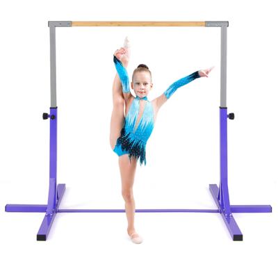 Turnstang Horizontale Turnstang In Hoogte Verstelbaar tot 12 Standen met een Metalen Frame en Antislipvoet Paars