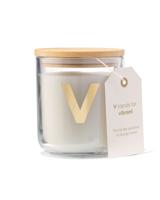 HEMA Kaars in glas Ø8x10cm letter V