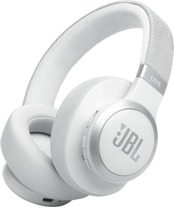 JBL Live 770NC Headset Draadloos Hoofdband Oproepen/muziek Bluetooth Wit