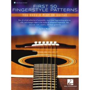 Hal Leonard First 50 Fingerstyle Patterns You Should Play on Guitar