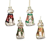 Kerstornament Hond Kersttrui 1st