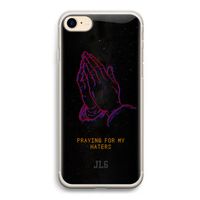 Praying For My Haters: iPhone 7 Transparant Hoesje