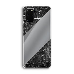 Zwart marmer: Samsung Galaxy S20 Plus Transparant Hoesje