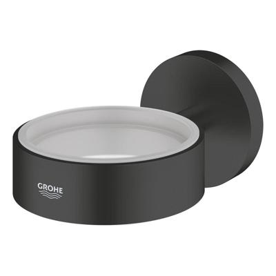GROHE Essentials Wandhouder - voor zeepdispenser/zeepchaal/glas - mat zwart 1024662430