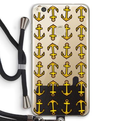 Musketon Anchor: Huawei Ascend P8 Lite (2017) Transparant Hoesje met koord
