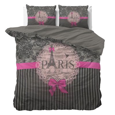 DreamHouse Bedding I Love Paris Pink Dekbedovertrek Lits-jumeaux (240 x 220 cm + 2 kussenslopen) Dekbedovertrek DreamHouse Bedding I Love Paris Pink Dekbedovertrek Lits-jumeaux (240 x 220 cm + 2 kussenslopen) Dekbedovertrek